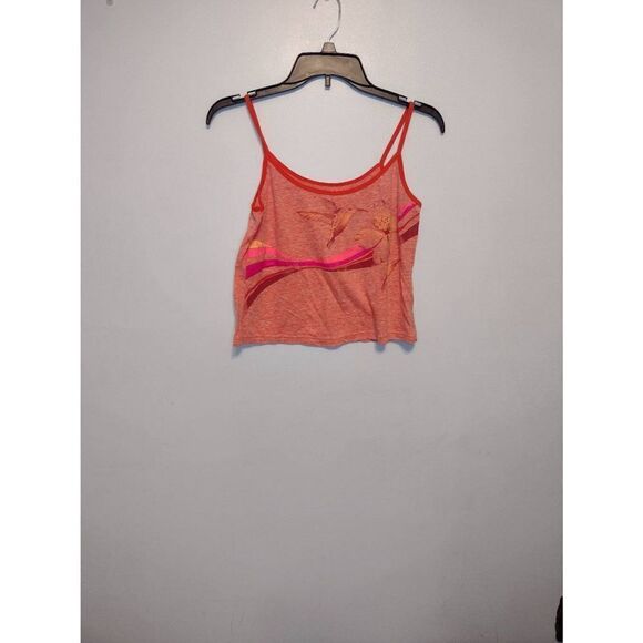 American Eagle Size L Vintage Orange Crop Tank Top - Picture 1 of 4